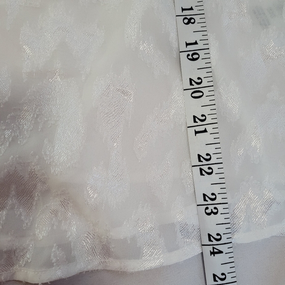 Calvin Klein NWT Women's Size L White Blouse Top - Picture 11 of 12